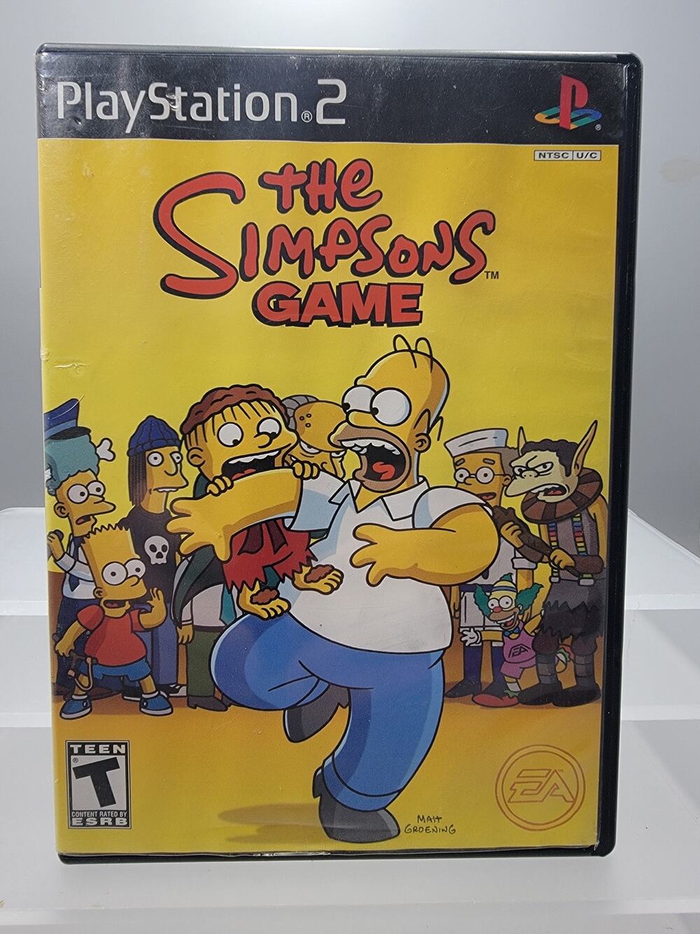 The Simpsons Game Sony PlayStation 2 2007 Complete CIB PS2